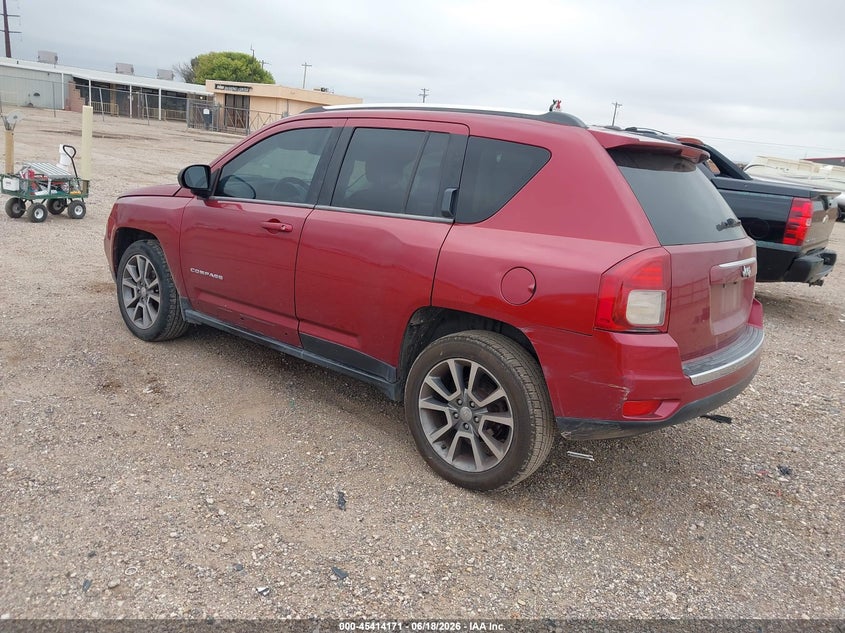 2014 Jeep Compass VIN 1C4NJCCB7ED508161 IAAI salvage auction — RIGHT FRONT, Original (Texas), sold $975 on 2026-08-24 (photo 3)