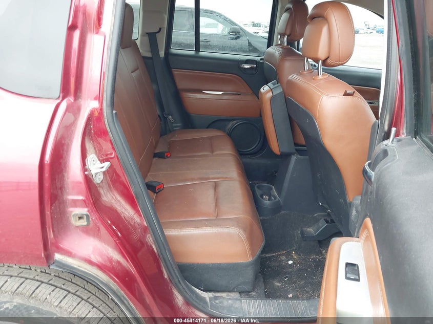 2014 Jeep Compass VIN 1C4NJCCB7ED508161 IAAI salvage auction — RIGHT FRONT, Original (Texas), sold $975 on 2026-08-24 (photo 8)