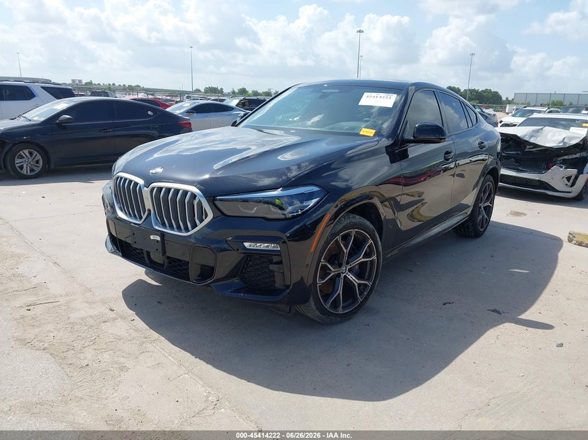 2021 BMW X6 VIN 5UXCY6C03M9G36144 IAAI salvage auction — WATER/FLOOD, Salvage Title, sold $18,600 on 2026-07-30 (photo 2)