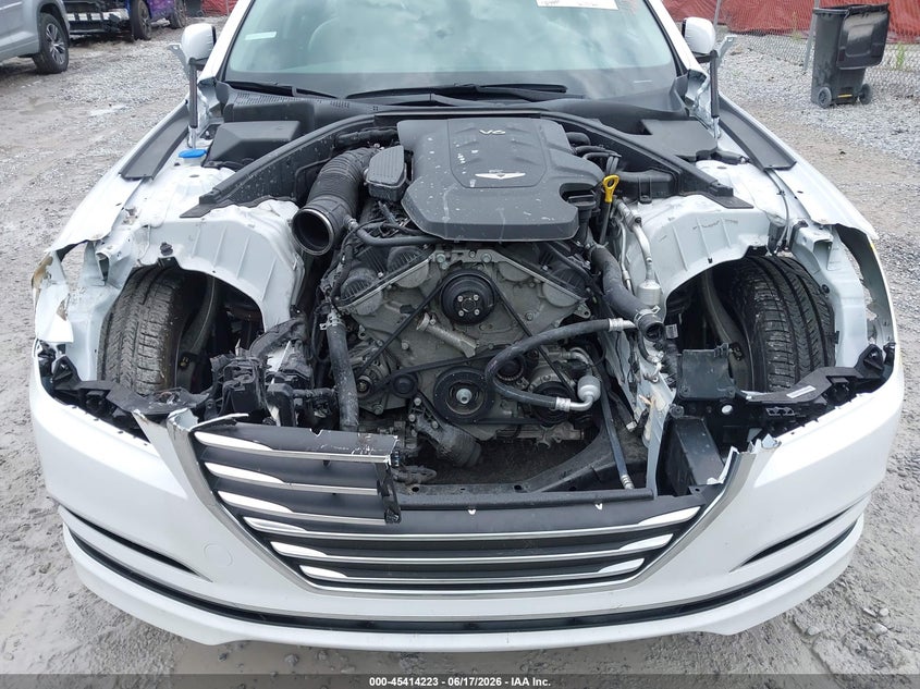 2017 Genesis G80 VIN KMHGN4JE0HU171719 IAAI salvage auction — FRONT END, Salvage Title, sold $2,200 on 2026-07-30 (photo 6)