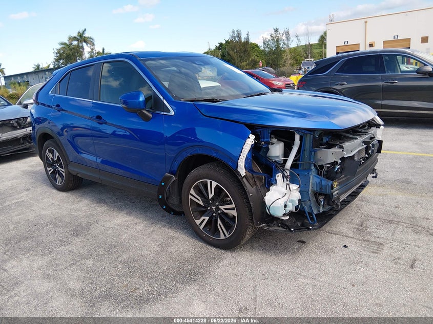 2026 Mitsubishi Eclipse cross VIN JA4ATWAA3TZ004270 IAAI salvage auction — FRONT END, Enterprise Vehicles Clear Only (Florida), sold $13,450 on 2026-07-09 (photo 1)