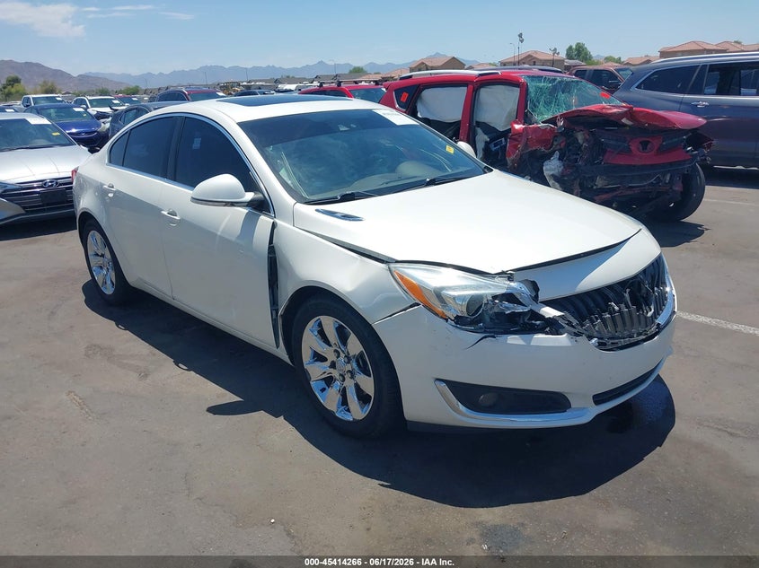 2015 Buick Regal VIN 2G4GR5GX7F9292406 IAAI salvage auction — FRONT END, Salvage (Arizona), sold $1,150 on 2026-09-01 (photo 1)