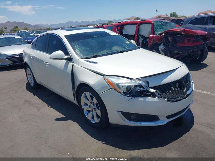 2015 Buick Regal VIN 2G4GR5GX7F9292406 IAAI salvage auction — FRONT END, Salvage (Arizona), sold $1,150 on 2026-09-01 (photo 6)