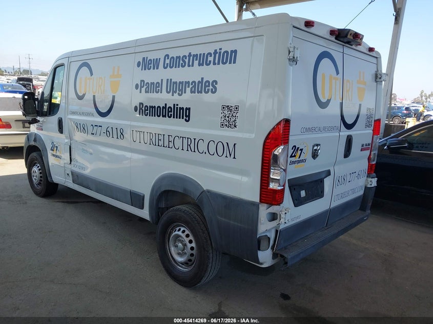 2018 Ram Promaster city VIN 3C6TRVAGXJE109724 IAAI salvage auction — LEFT SIDE, Salvage (California), sold $4,400 on 2026-07-18 (photo 3)