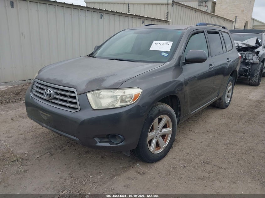 2009 Toyota Highlander VIN JTEDA41A492005146 IAAI salvage auction — NORMAL WEAR, Original (Texas), sold $2,000 on 2026-07-13 (photo 2)