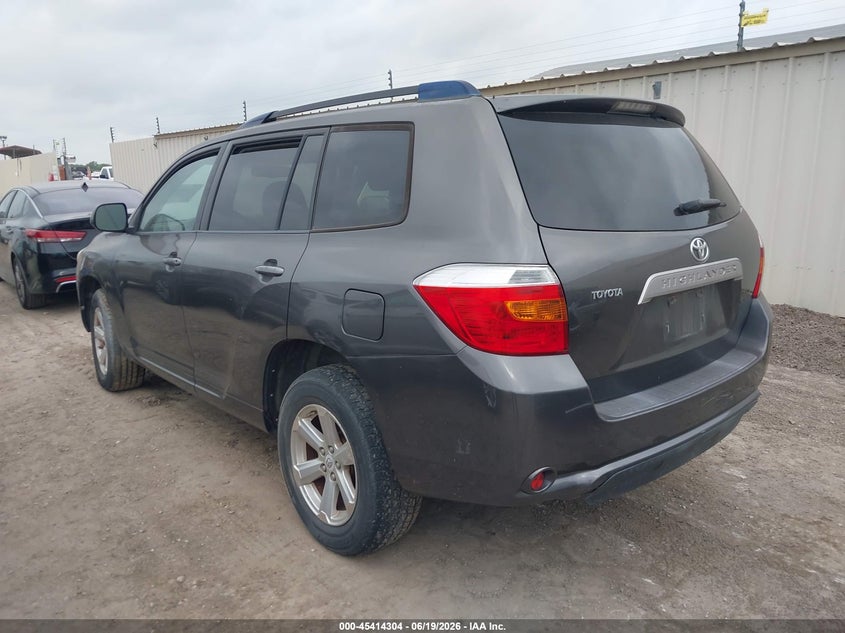 2009 Toyota Highlander VIN JTEDA41A492005146 IAAI salvage auction — NORMAL WEAR, Original (Texas), sold $2,000 on 2026-07-13 (photo 3)