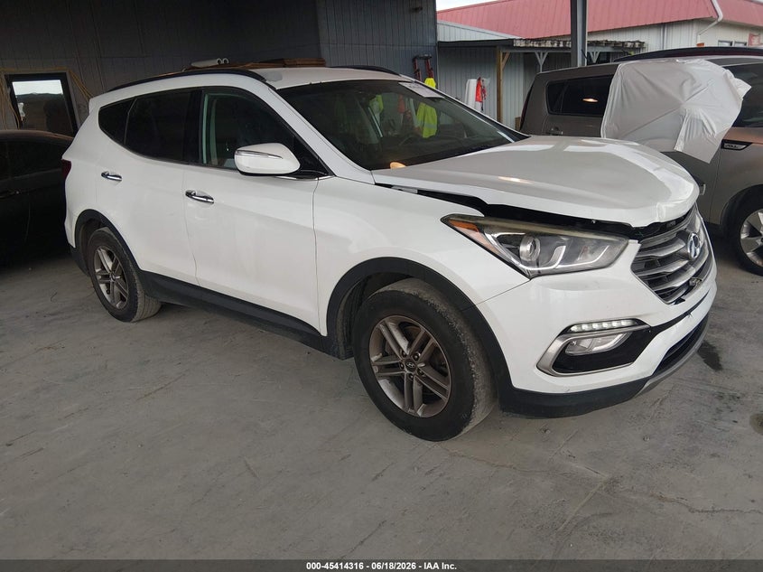 2018 Hyundai Santa fe VIN 5NMZU3LB2JH060079 IAAI salvage auction — FRONT END, Clear (Tennessee), sold $1,950 on 2026-07-23 (photo 1)
