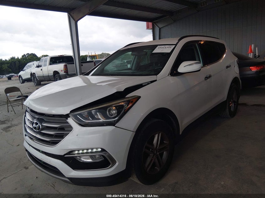 2018 Hyundai Santa fe VIN 5NMZU3LB2JH060079 IAAI salvage auction — FRONT END, Clear (Tennessee), sold $1,950 on 2026-07-23 (photo 2)