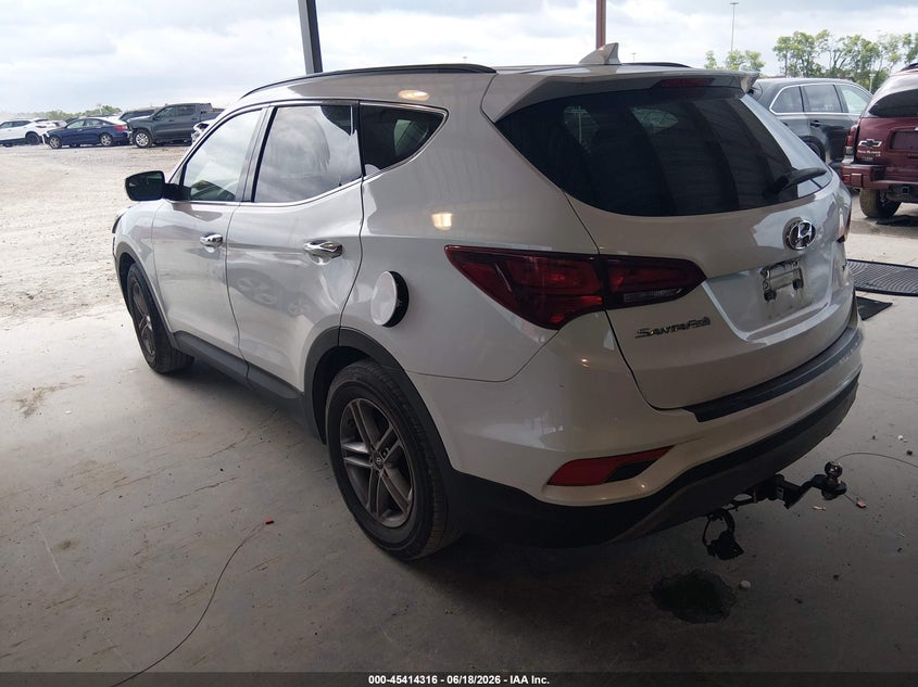 2018 Hyundai Santa fe VIN 5NMZU3LB2JH060079 IAAI salvage auction — FRONT END, Clear (Tennessee), sold $1,950 on 2026-07-23 (photo 3)