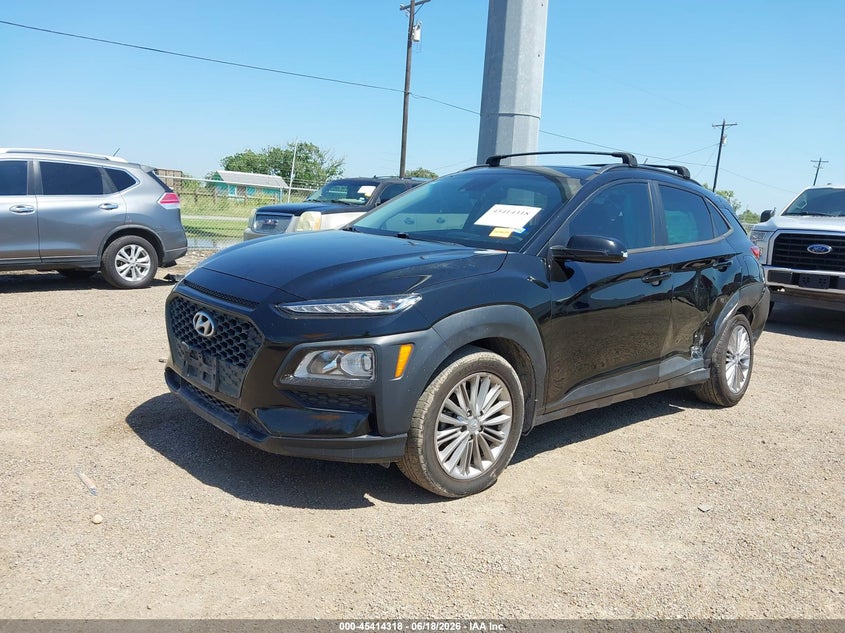 2021 Hyundai Kona VIN KM8K22AA9MU669383 IAAI salvage auction — LEFT SIDE, Salvage Title, sold $2,500 on 2026-07-28 (photo 2)