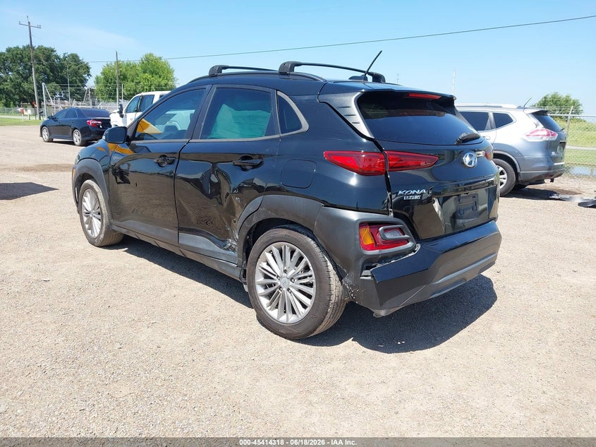 2021 Hyundai Kona VIN KM8K22AA9MU669383 IAAI salvage auction — LEFT SIDE, Salvage Title, sold $2,500 on 2026-07-28 (photo 3)