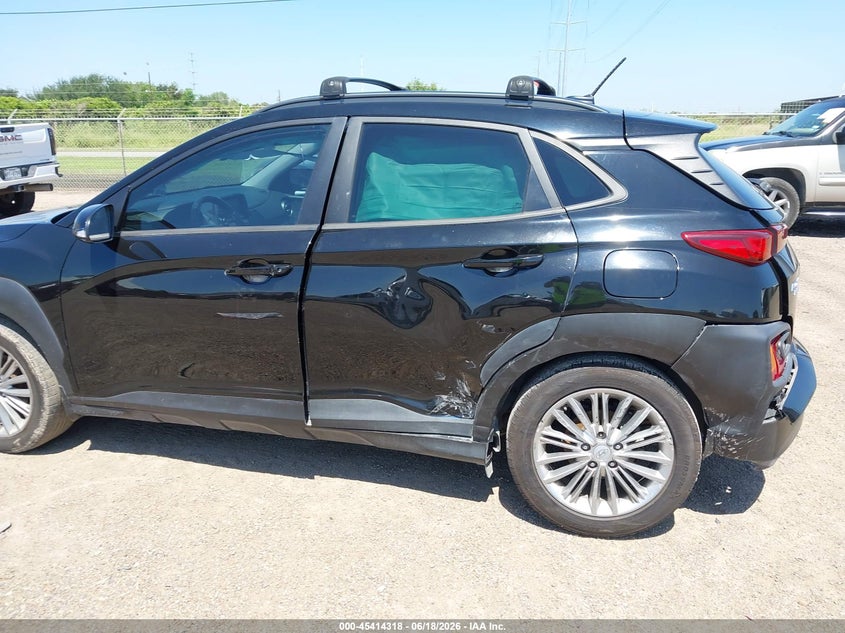 2021 Hyundai Kona VIN KM8K22AA9MU669383 IAAI salvage auction — LEFT SIDE, Salvage Title, sold $2,500 on 2026-07-28 (photo 6)