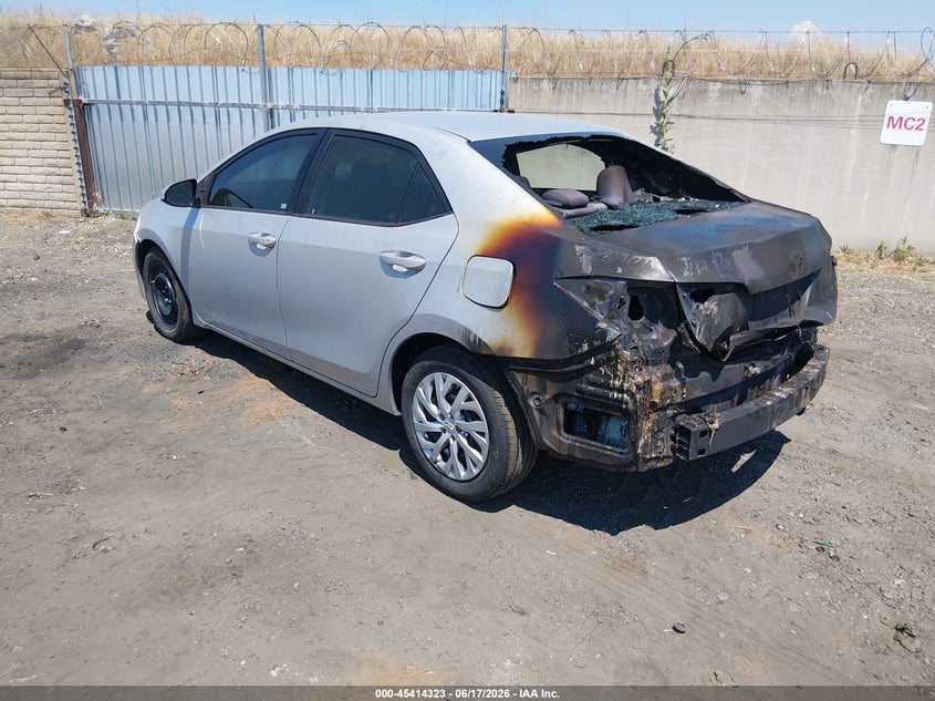 2019 Toyota Corolla VIN 5YFBURHE2KP914860 IAAI salvage auction — Burn Interior, Salvage Title, sold $2,150 on 2026-07-22 (photo 3)