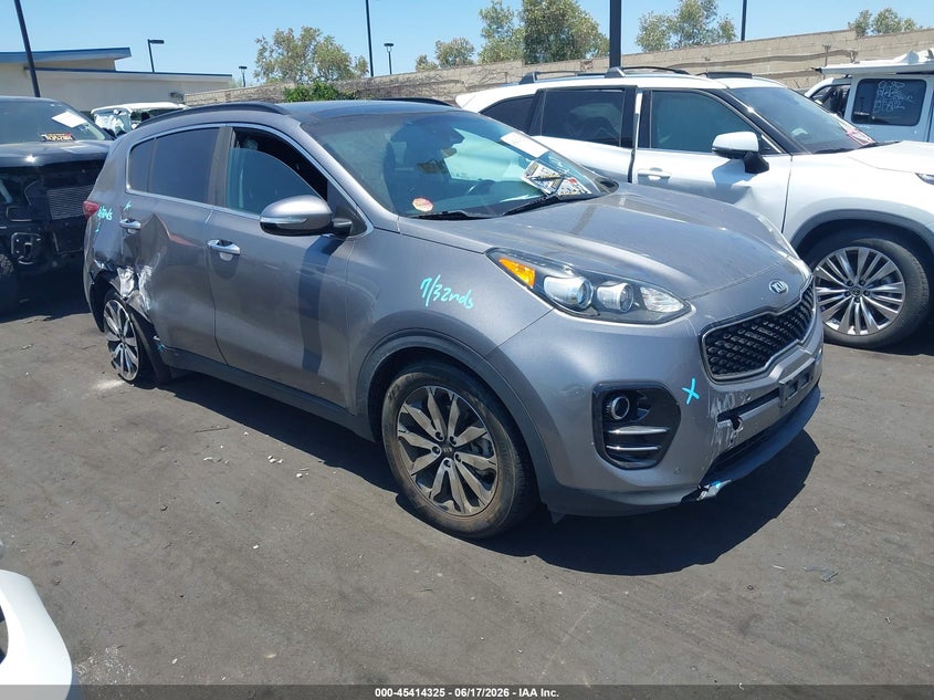2018 Kia Sportage VIN KNDPN3AC5J7399555 IAAI salvage auction — RIGHT SIDE, Salvage Title, sold $3,100 on 2026-07-31 (photo 1)