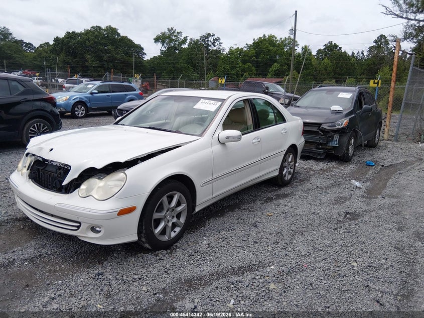 2007 Mercedes-benz C-klasse VIN WDBRF54H07A921687 IAAI salvage auction — FRONT END, Salvage (South Carolina), sold $75 on 2026-07-28 (photo 2)