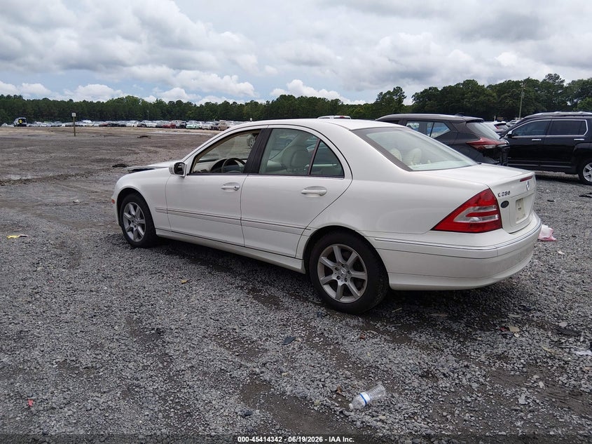 2007 Mercedes-benz C-klasse VIN WDBRF54H07A921687 IAAI salvage auction — FRONT END, Salvage (South Carolina), sold $75 on 2026-07-28 (photo 3)