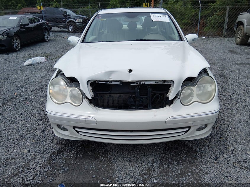2007 Mercedes-benz C-klasse VIN WDBRF54H07A921687 IAAI salvage auction — FRONT END, Salvage (South Carolina), sold $75 on 2026-07-28 (photo 6)