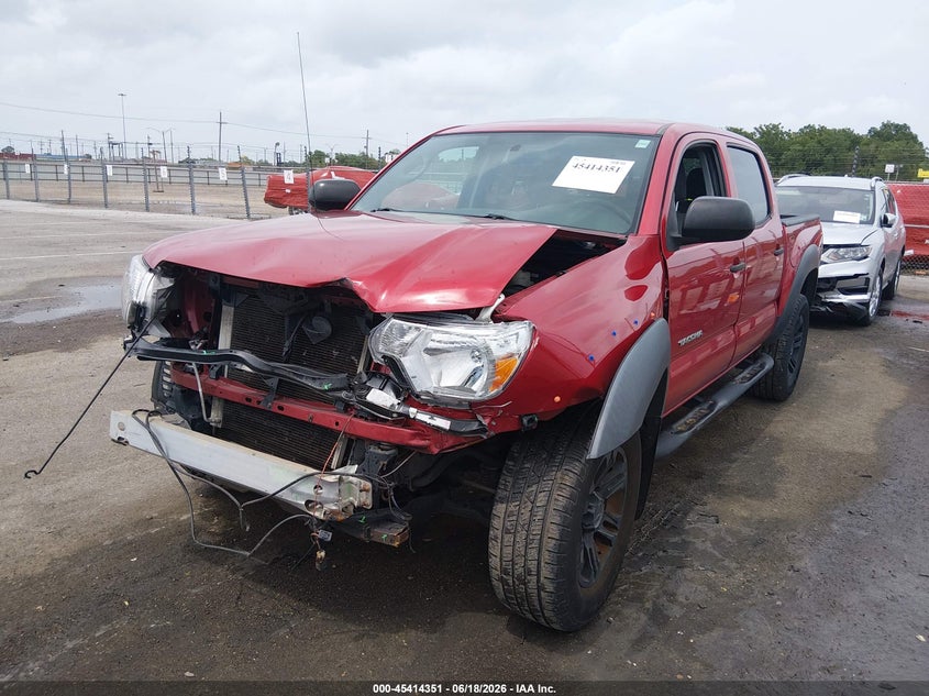 2015 Toyota Tacoma VIN 5TFJX4GN5FX040079 IAAI salvage auction — FRONT END, Salvage Title, sold $6,300 on 2026-07-13 (photo 2)
