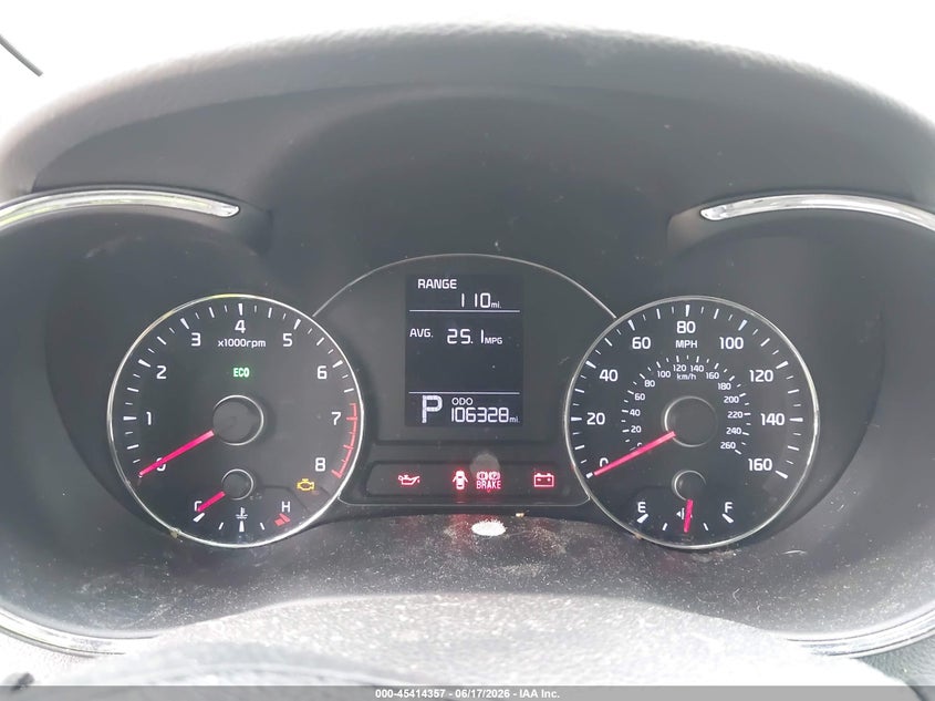 2016 Kia Forte VIN KNAFK5A88G5603956 IAAI salvage auction — NORMAL WEAR, Clear (Virginia), sold $750 on 2026-07-14 (photo 7)