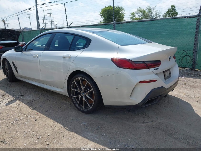 2020 BMW 8er VIN WBAGV8C05LBP48632 IAAI salvage auction — WATER/FLOOD, Salvage (Texas), sold $22,000 on 2026-07-20 (photo 3)