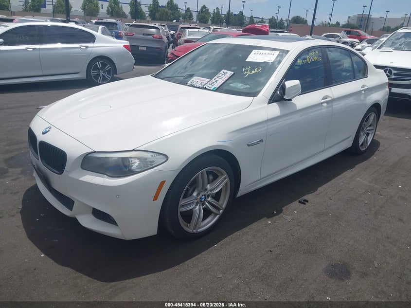2012 BMW 5er VIN WBAFR7C59CC814745 IAAI salvage auction — VANDALISM, Salvage Certificate (California), sold $875 on 2026-07-10 (photo 2)