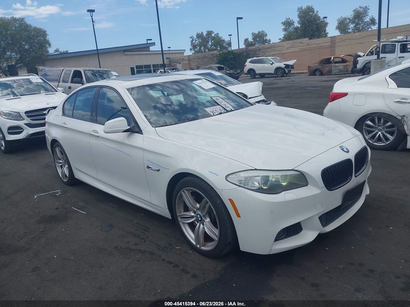 2012 BMW 5er VIN WBAFR7C59CC814745 IAAI salvage auction — VANDALISM, Salvage Certificate (California), sold $875 on 2026-07-10 (photo 6)
