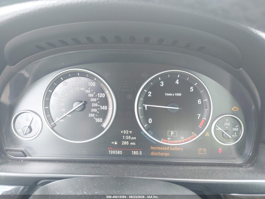 2012 BMW 5er VIN WBAFR7C59CC814745 IAAI salvage auction — VANDALISM, Salvage Certificate (California), sold $875 on 2026-07-10 (photo 7)