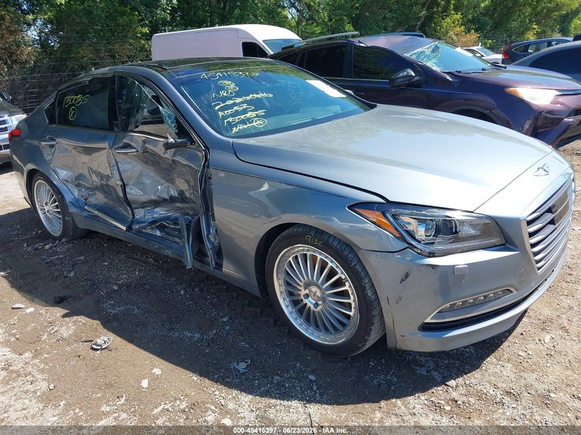 2016 Hyundai Genesis VIN KMHGN4JE2GU130085 IAAI salvage auction — RIGHT SIDE, Salvage (Indiana), sold $1,450 on 2026-07-29 (photo 6)