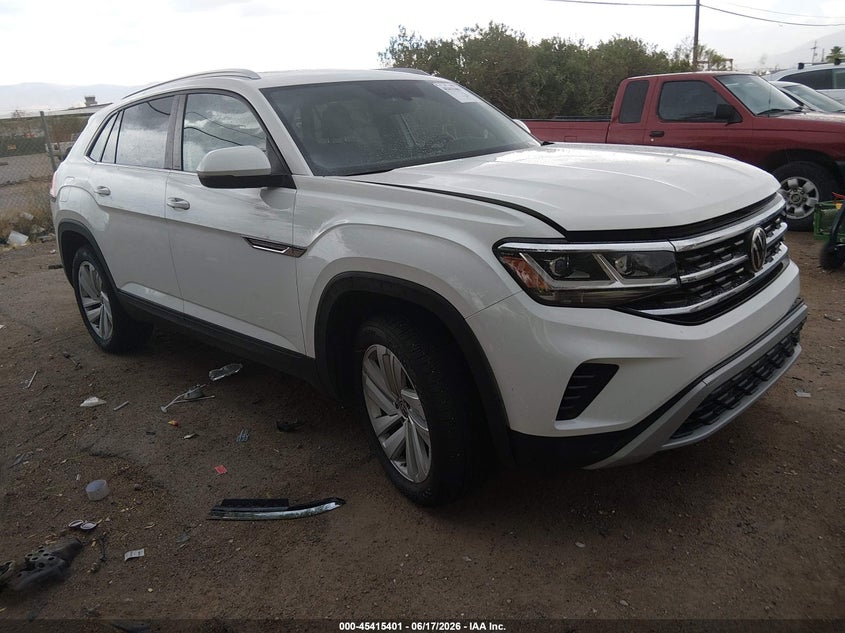 2022 Volkswagen Atlas cross sport VIN 1V2JE2CA1NC230799 IAAI salvage auction — FRONT END, Salvage Title, sold $8,050 on 2026-07-30 (photo 1)