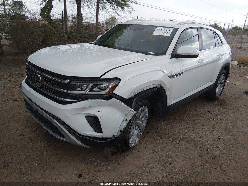 2022 Volkswagen Atlas cross sport VIN 1V2JE2CA1NC230799 IAAI salvage auction — FRONT END, Salvage Title, sold $8,050 on 2026-07-30 (photo 2)