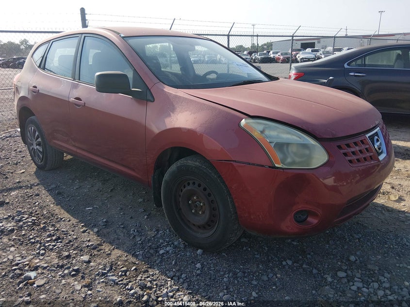 2009 Nissan Rogue VIN JN8AS58T89W044319 IAAI salvage auction — LEFT SIDE, Salvage (Louisiana), sold $225 on 2026-07-21 (photo 1)