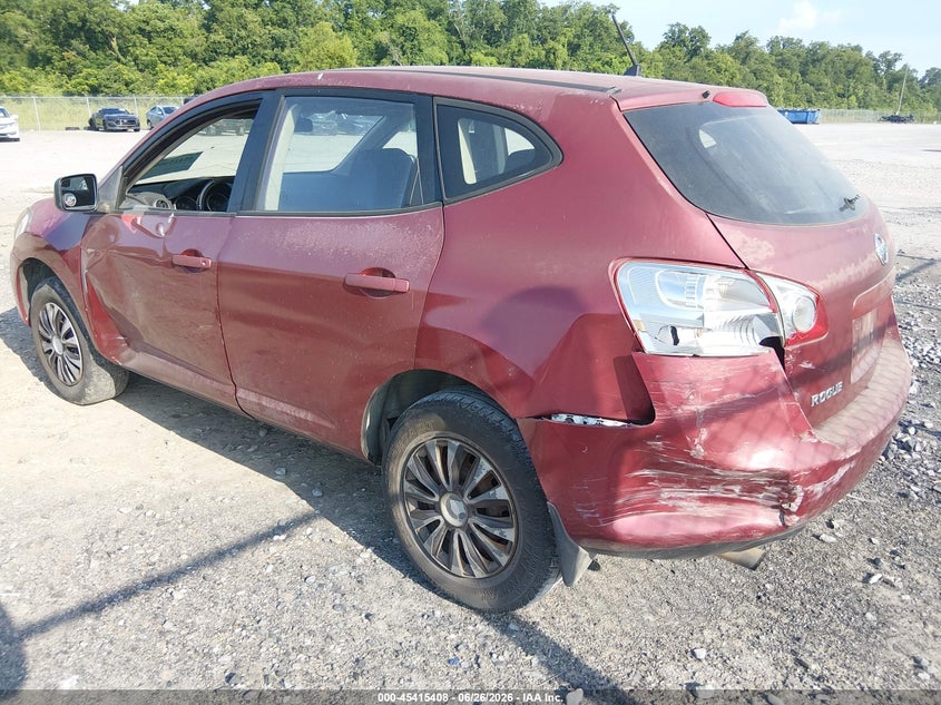 2009 Nissan Rogue VIN JN8AS58T89W044319 IAAI salvage auction — LEFT SIDE, Salvage (Louisiana), sold $225 on 2026-07-21 (photo 3)