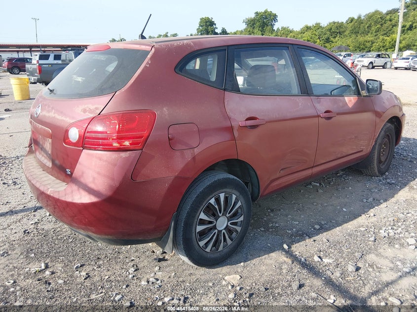 2009 Nissan Rogue VIN JN8AS58T89W044319 IAAI salvage auction — LEFT SIDE, Salvage (Louisiana), sold $225 on 2026-07-21 (photo 4)