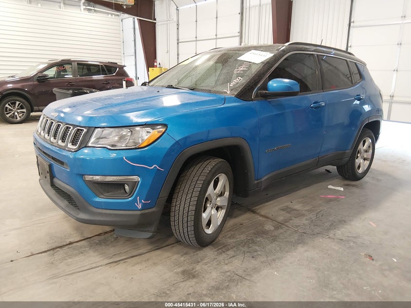 2018 Jeep Compass VIN 3C4NJDBB0JT191867 IAAI salvage auction — REAR END, Salvage (Colorado), sold $1,950 on 2026-07-31 (photo 2)