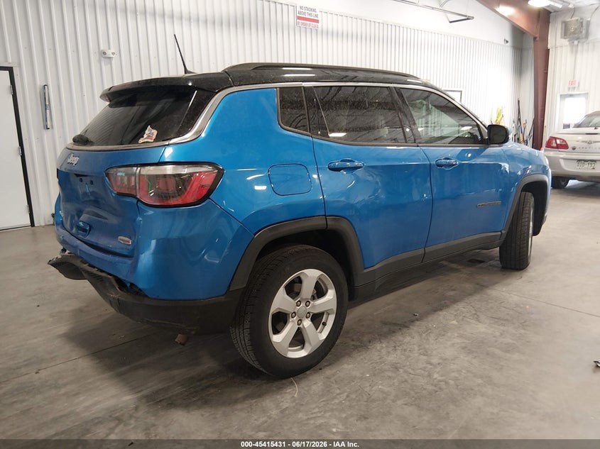 2018 Jeep Compass VIN 3C4NJDBB0JT191867 IAAI salvage auction — REAR END, Salvage (Colorado), sold $2,700 on 2026-07-31 (photo 4)