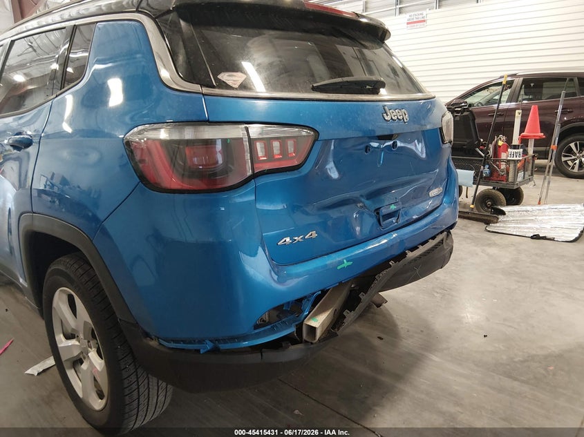 2018 Jeep Compass VIN 3C4NJDBB0JT191867 IAAI salvage auction — REAR END, Salvage (Colorado), sold $1,950 on 2026-07-31 (photo 6)