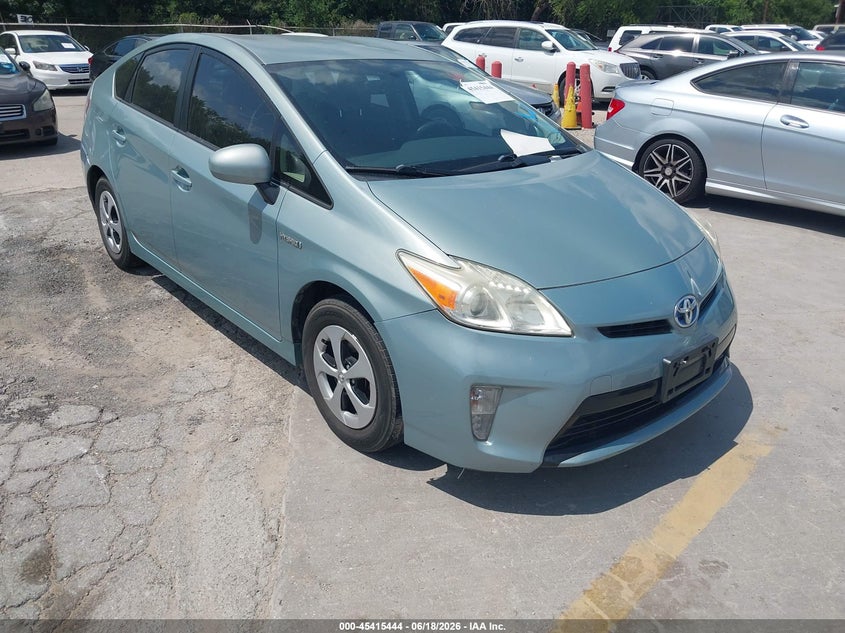 2012 Toyota Prius VIN JTDKN3DU5C1531721 IAAI salvage auction — NORMAL WEAR, Original (Texas), sold $2,150 on 2026-07-20 (photo 1)