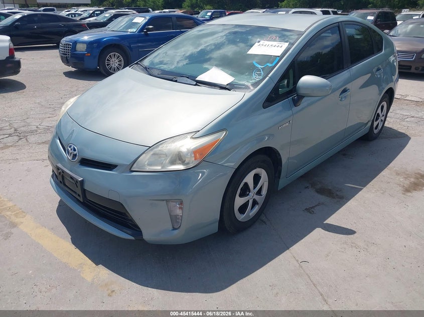 2012 Toyota Prius VIN JTDKN3DU5C1531721 IAAI salvage auction — NORMAL WEAR, Original (Texas), sold $2,150 on 2026-07-20 (photo 2)