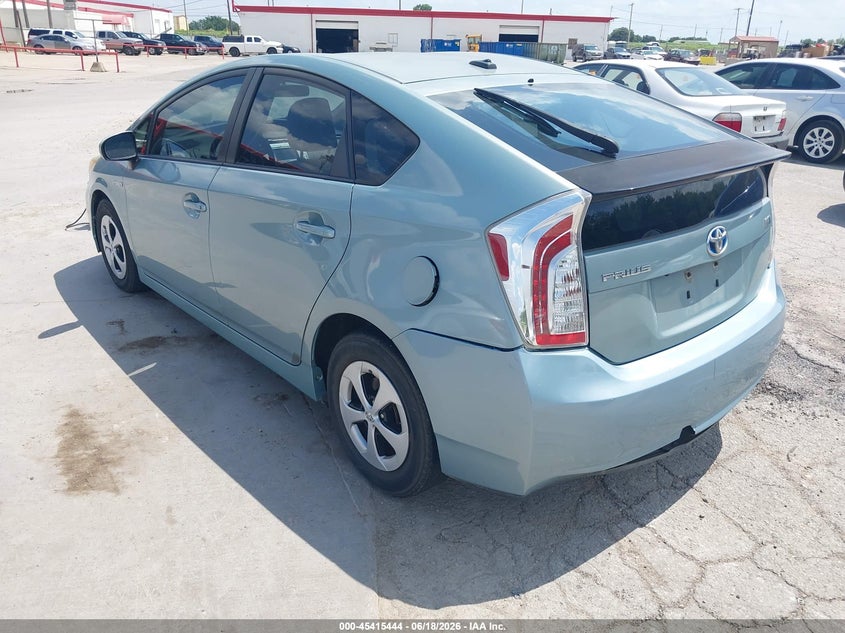 2012 Toyota Prius VIN JTDKN3DU5C1531721 IAAI salvage auction — NORMAL WEAR, Original (Texas), sold $2,150 on 2026-07-20 (photo 3)
