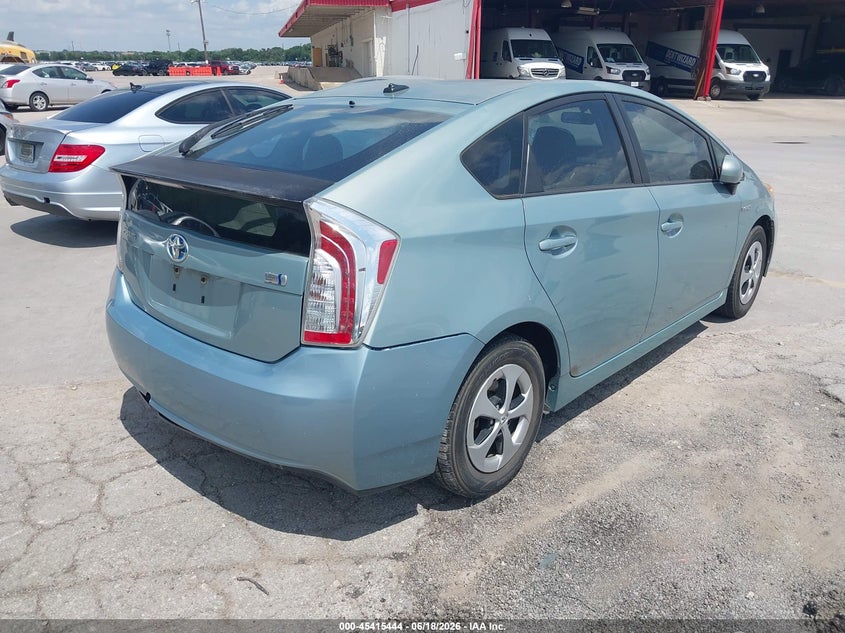 2012 Toyota Prius VIN JTDKN3DU5C1531721 IAAI salvage auction — NORMAL WEAR, Original (Texas), sold $2,150 on 2026-07-20 (photo 4)