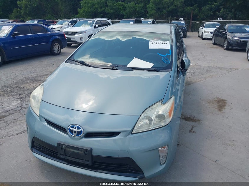 2012 Toyota Prius VIN JTDKN3DU5C1531721 IAAI salvage auction — NORMAL WEAR, Original (Texas), sold $2,150 on 2026-07-20 (photo 6)