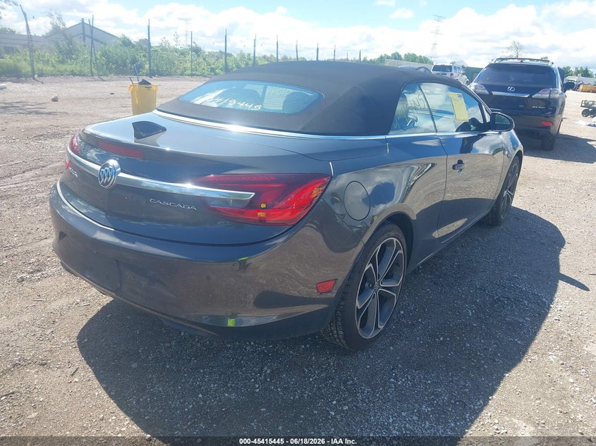 2016 Buick Cascada VIN W04WT3N53GG044691 IAAI salvage auction — FRONT END, Clear (Wisconsin), sold $1,775 on 2026-07-07 (photo 4)