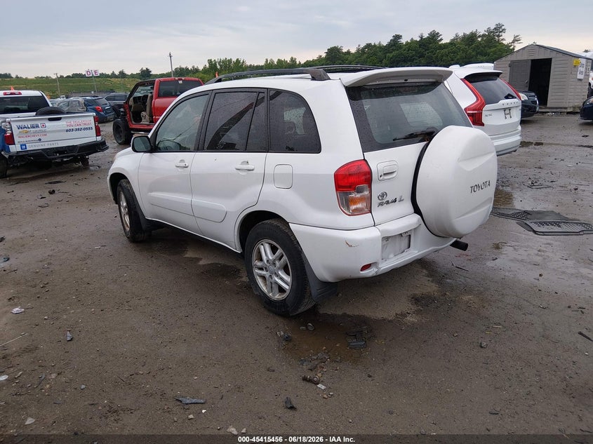 2003 Toyota Rav4 VIN JTEGH20V530096870 IAAI salvage auction — NORMAL WEAR, Clear (Massachusetts), sold $325 on 2026-07-22 (photo 3)