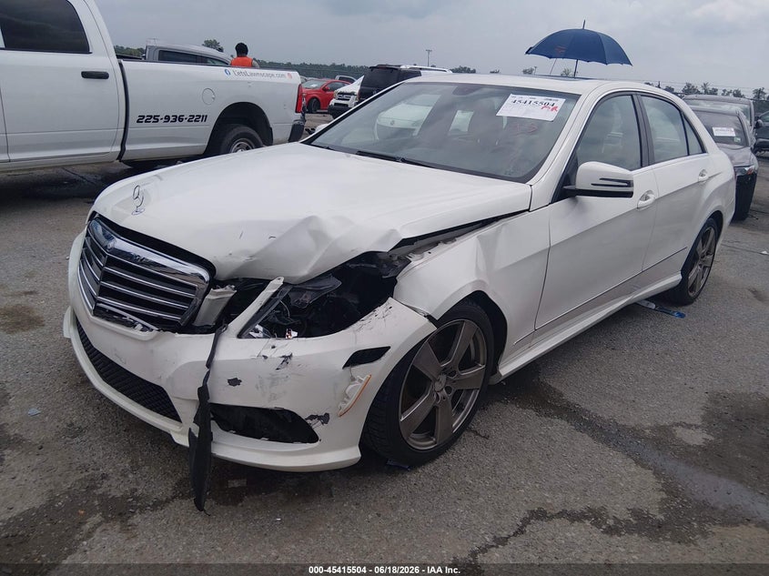 2010 Mercedes-benz E-klasse VIN WDDHF5GB3AA032237 IAAI salvage auction — FRONT END, Salvage (Louisiana), sold $1,350 on 2026-07-28 (photo 2)