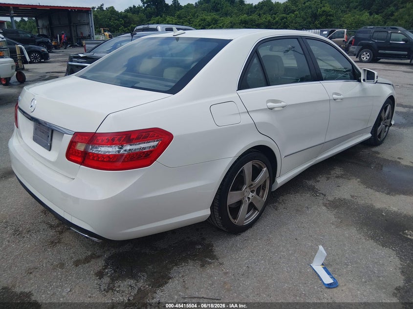 2010 Mercedes-benz E-klasse VIN WDDHF5GB3AA032237 IAAI salvage auction — FRONT END, Salvage (Louisiana), sold $1,350 on 2026-07-28 (photo 4)