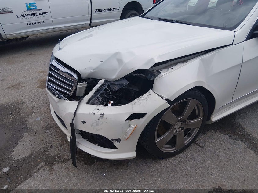 2010 Mercedes-benz E-klasse VIN WDDHF5GB3AA032237 IAAI salvage auction — FRONT END, Salvage (Louisiana), sold $1,350 on 2026-07-28 (photo 6)