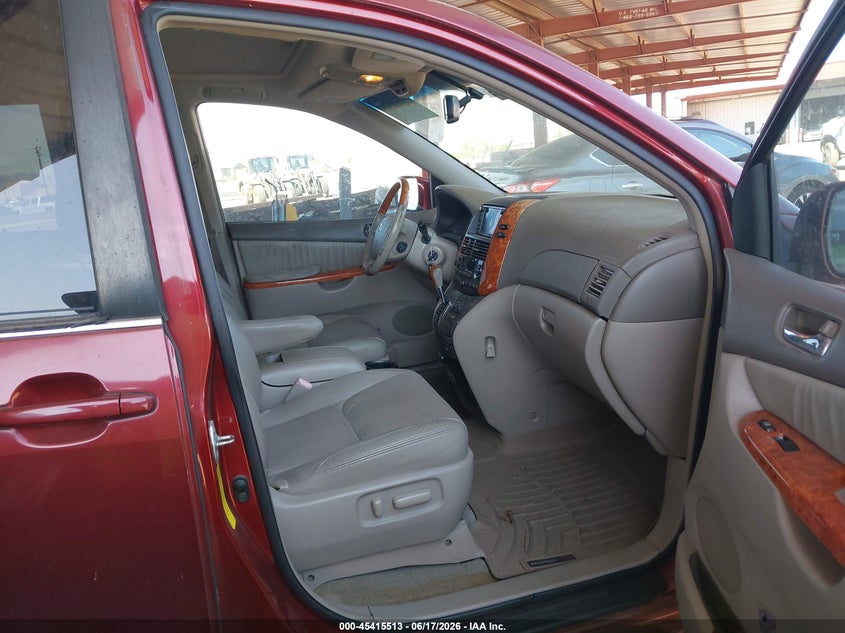 2010 Toyota Sienna VIN 5TDYK4CC2AS313558 IAAI salvage auction — NORMAL WEAR, Clear-Dealer Only (Arizona), sold $1,000 on 2026-07-28 (photo 5)
