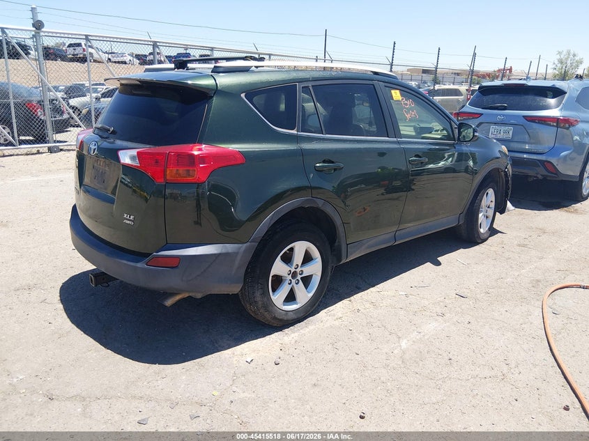 2013 Toyota Rav 4 VIN JTMRFREV6D5021314 IAAI salvage auction — NORMAL WEAR, Clear (Kansas), sold $3,300 on 2026-07-29 (photo 4)