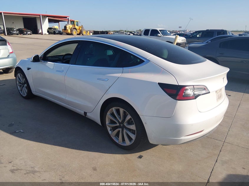 2019 Tesla Model 3 VIN 5YJ3E1EA8KF315140 IAAI salvage auction — FRONT END, Original (Texas), sold $4,650 on 2026-07-29 (photo 3)