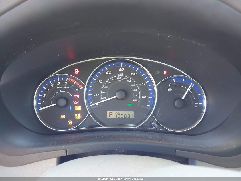 2010 Subaru Forester VIN JF2SH6CC1AH753602 IAAI salvage auction — NORMAL WEAR, Clear (Washington), sold $475 on 2026-07-22 (photo 7)